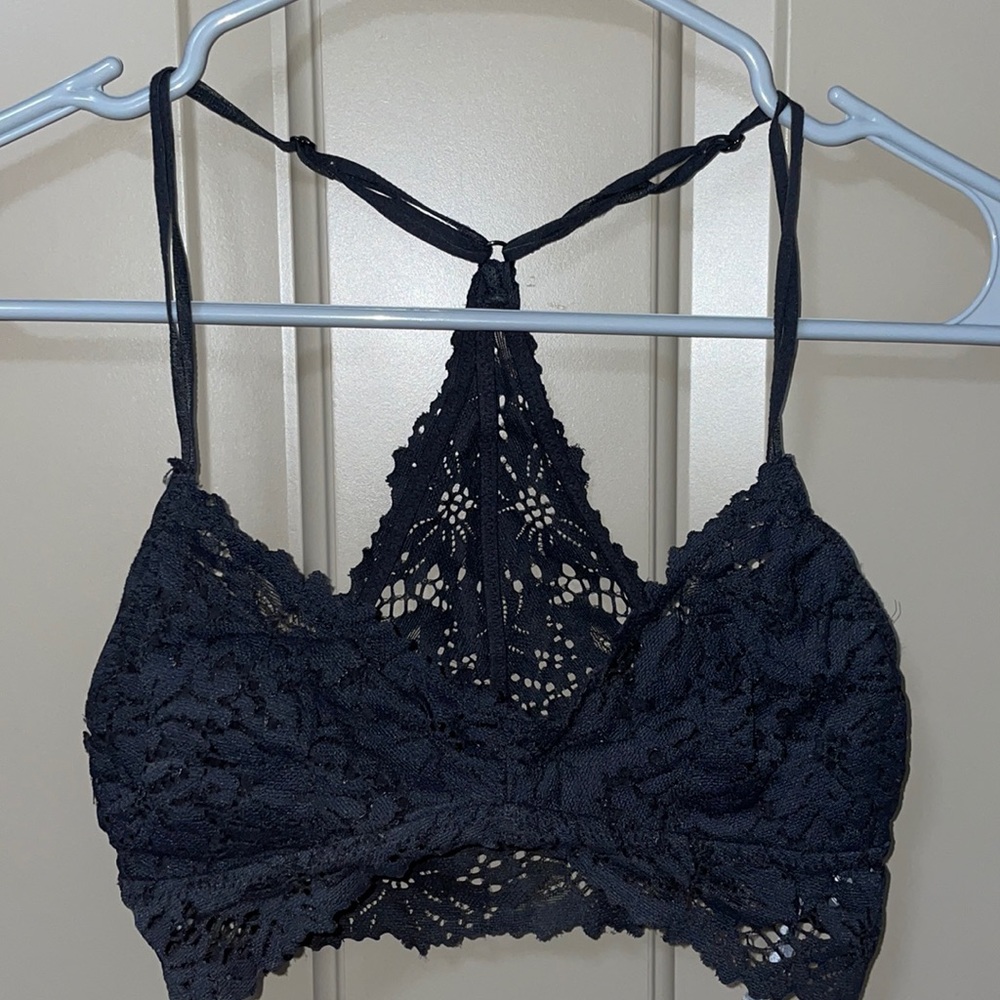 Black Lacey Aerie Bralette